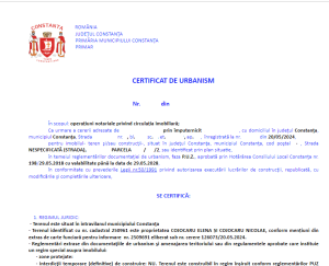 terenuri de vanzare constanta